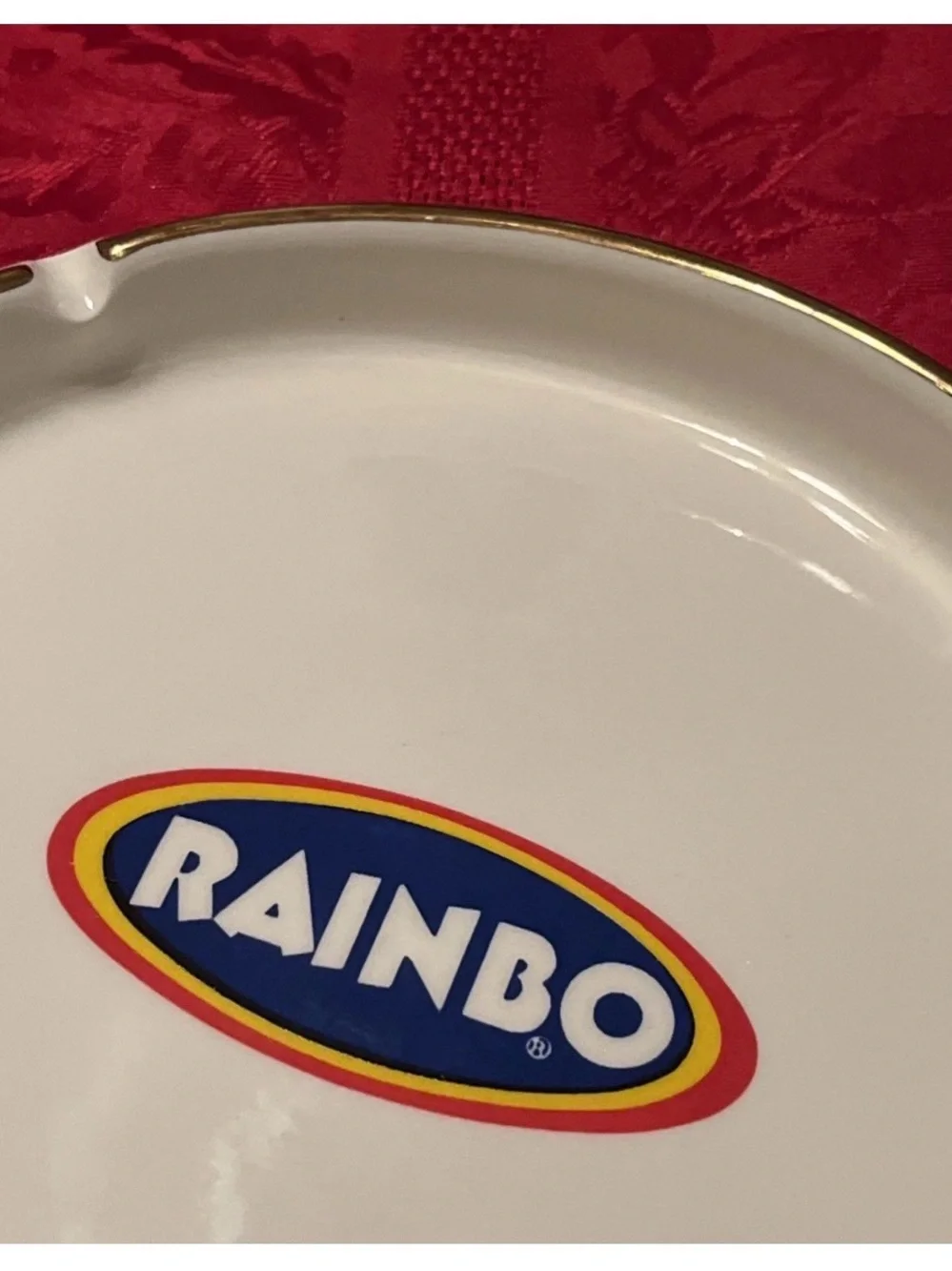 🔥 Rainbo Bread Ashtray VTG HTF RARE Bread Advertising 70s 80s Memories Smoking